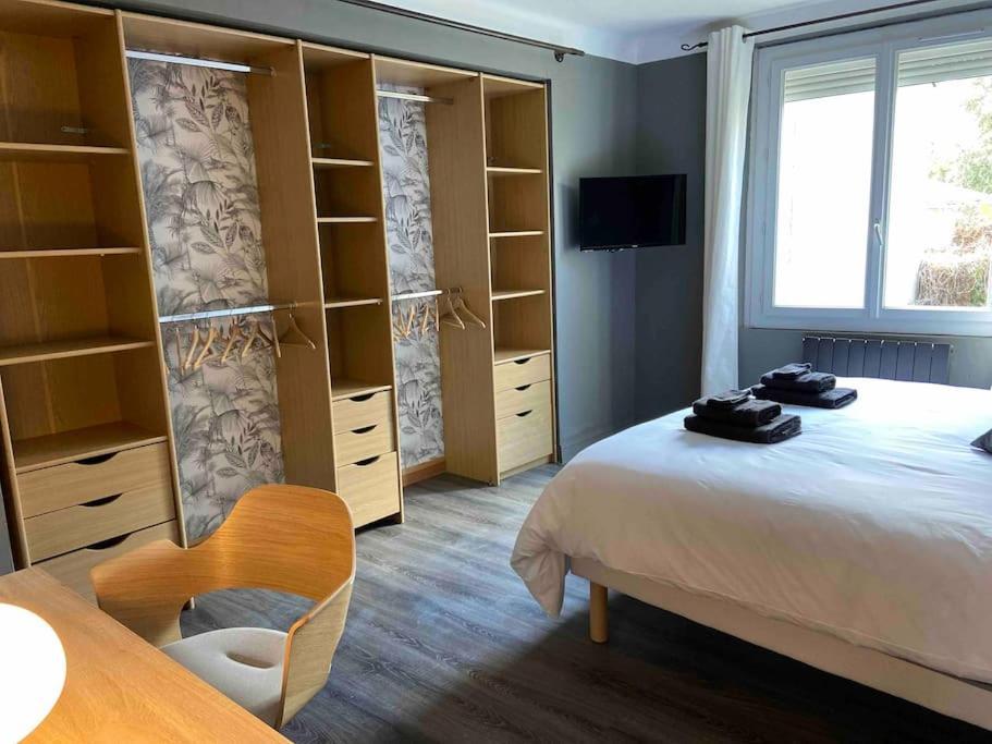 Maison Climatisee Avec Stationnement Et Wifi Bram Esterno foto